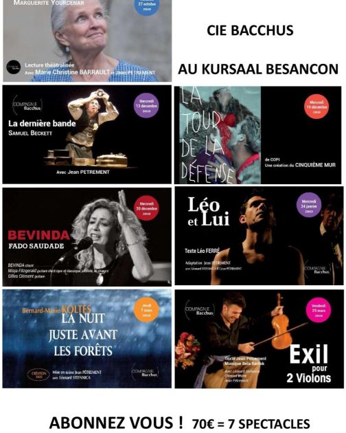 Programmation 2023/24 Petit Kursaal Besançon